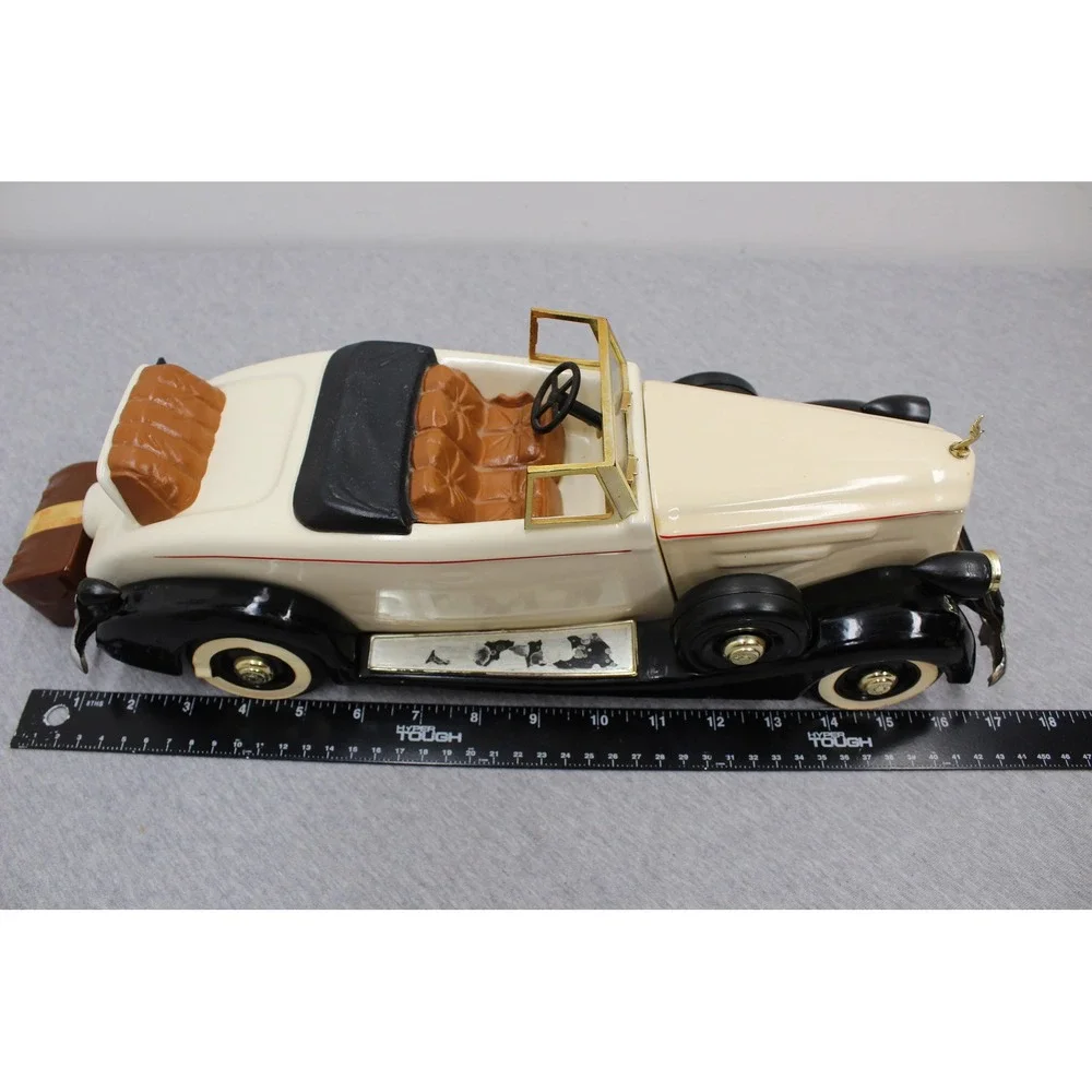 McCormick Decanter 1937 Packard Twelve Cream Black Classic Car Series Limited Ed